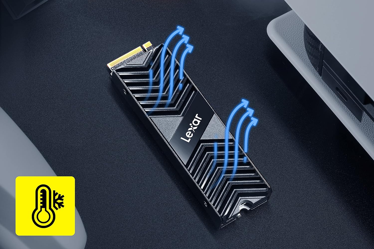 Lexar Professional NM800 PRO with Heatsink M.2 2280 PCIe Gen4x4 NVMe 1.4 Internal SSD, Up to 7500MB/s Read, 6300MB/s, Internal Solid State Drive for PS5, Gamer Lexar Professional NM800 PRO with Heatsink M.2 2280 PCIe Gen4x4 NVMe 1.4 Internal SSD, Up to 7500MB/s Read, 6300MB/s, Internal Solid State Drive for PS5, Gamer